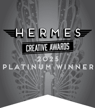 Platimum award at Hermes Creative Awards 2025